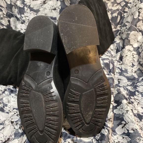 Black Suede Knee High Boots - NWT - Picture 5 of 12